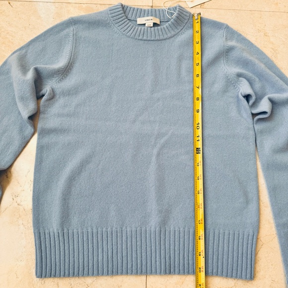 Vince Cashmere Light Blue Sweater size XS - Picture 6 of 11